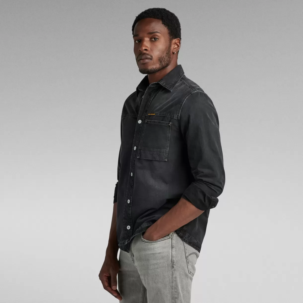 1-Pocket Regular Denim Shirt*G-Star Flash Sale