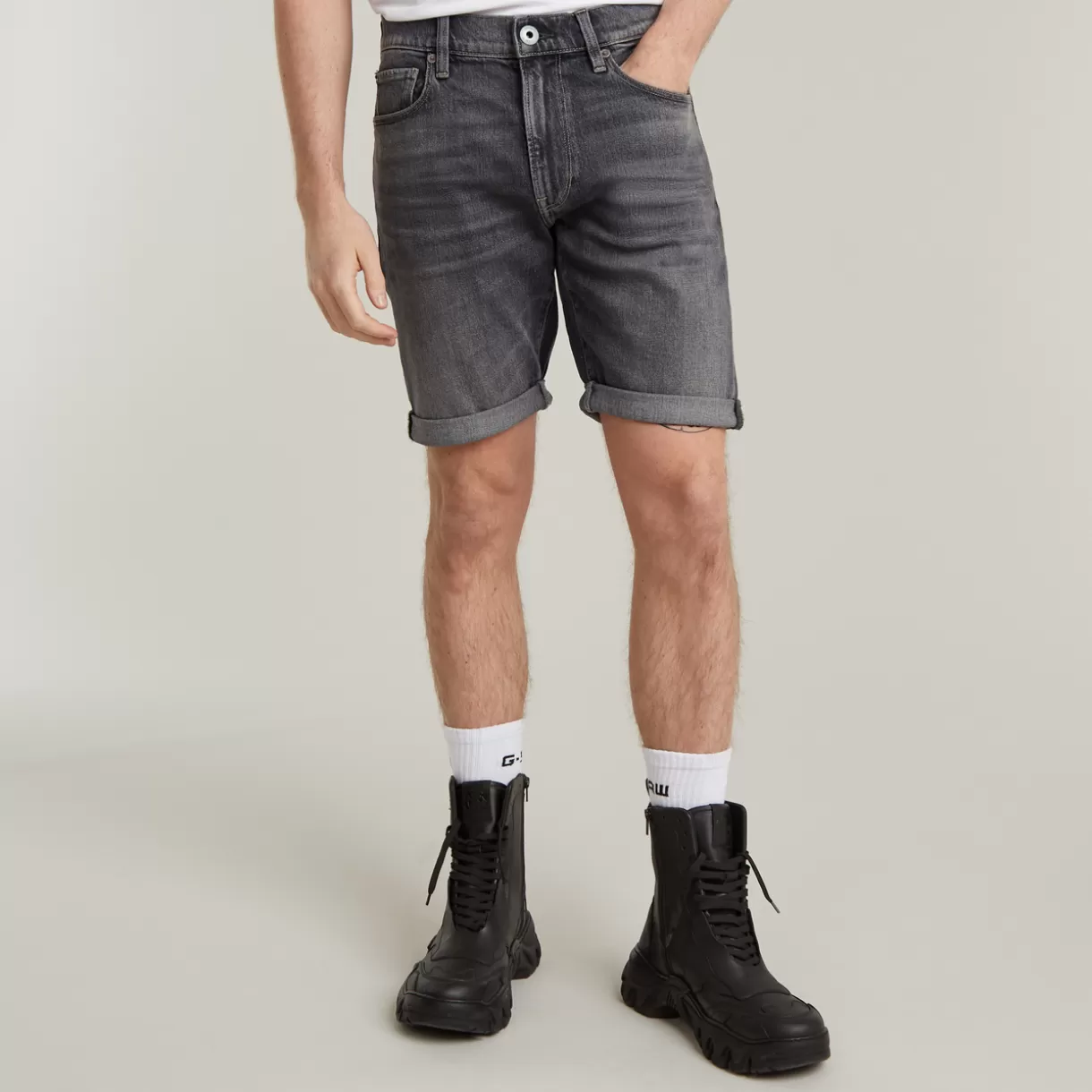 3301 Slim Denim Shorts*G-Star Discount