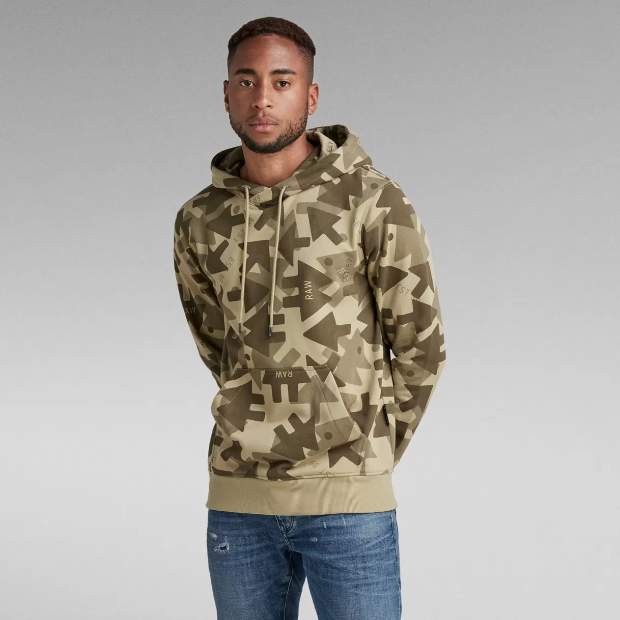 Arrow Camo Hooded Sweater*G-Star Online