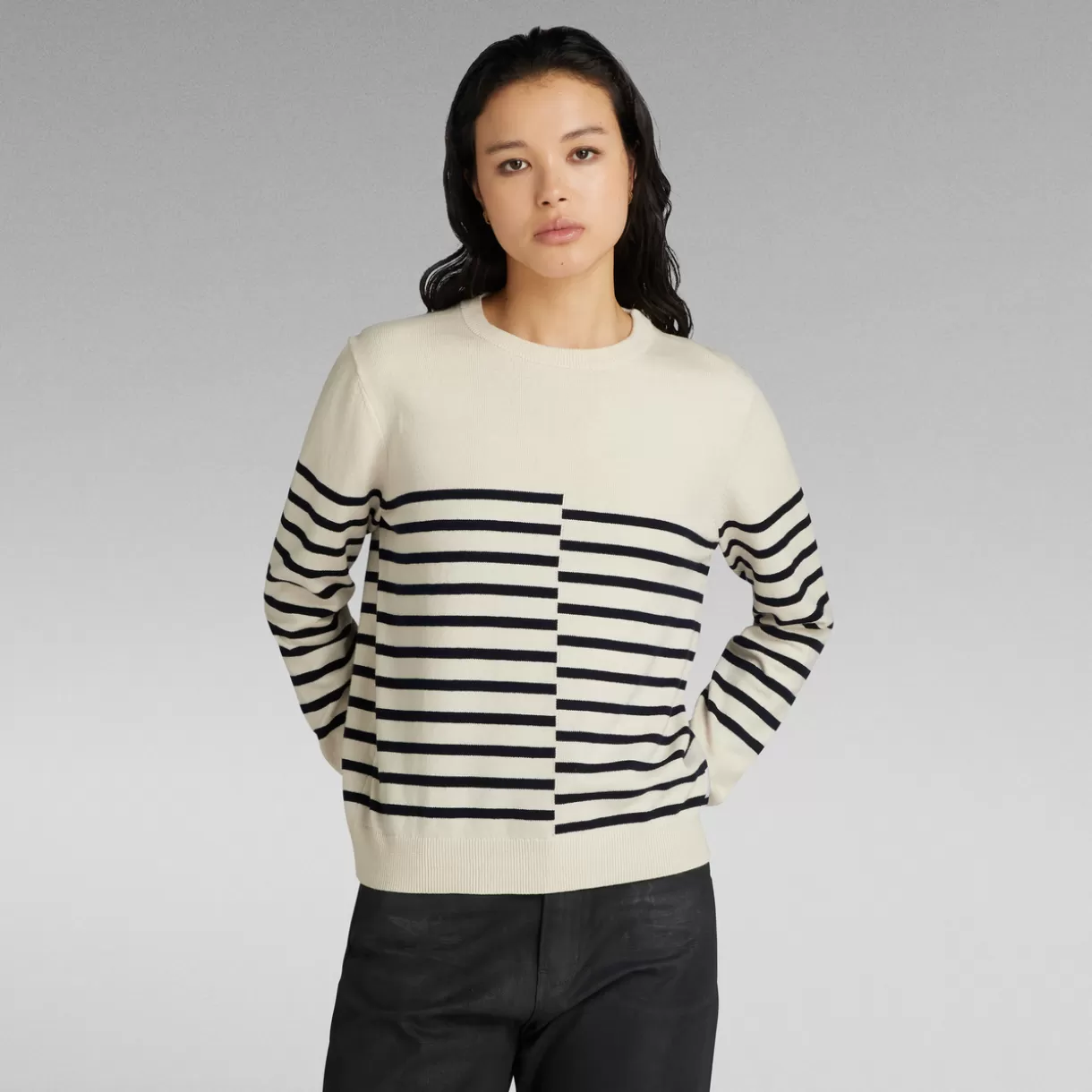 Broken Stripe Jumper*G-Star Discount