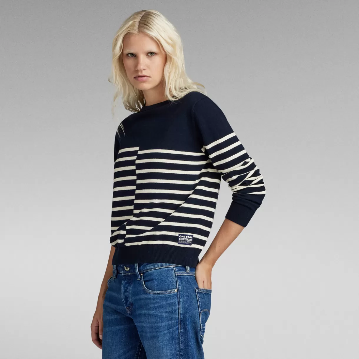 Broken Stripe Jumper*G-Star Flash Sale