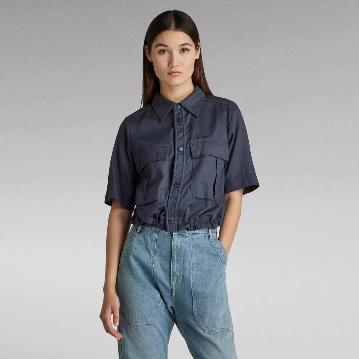 Cropped Field T-Shirt*G-Star Cheap