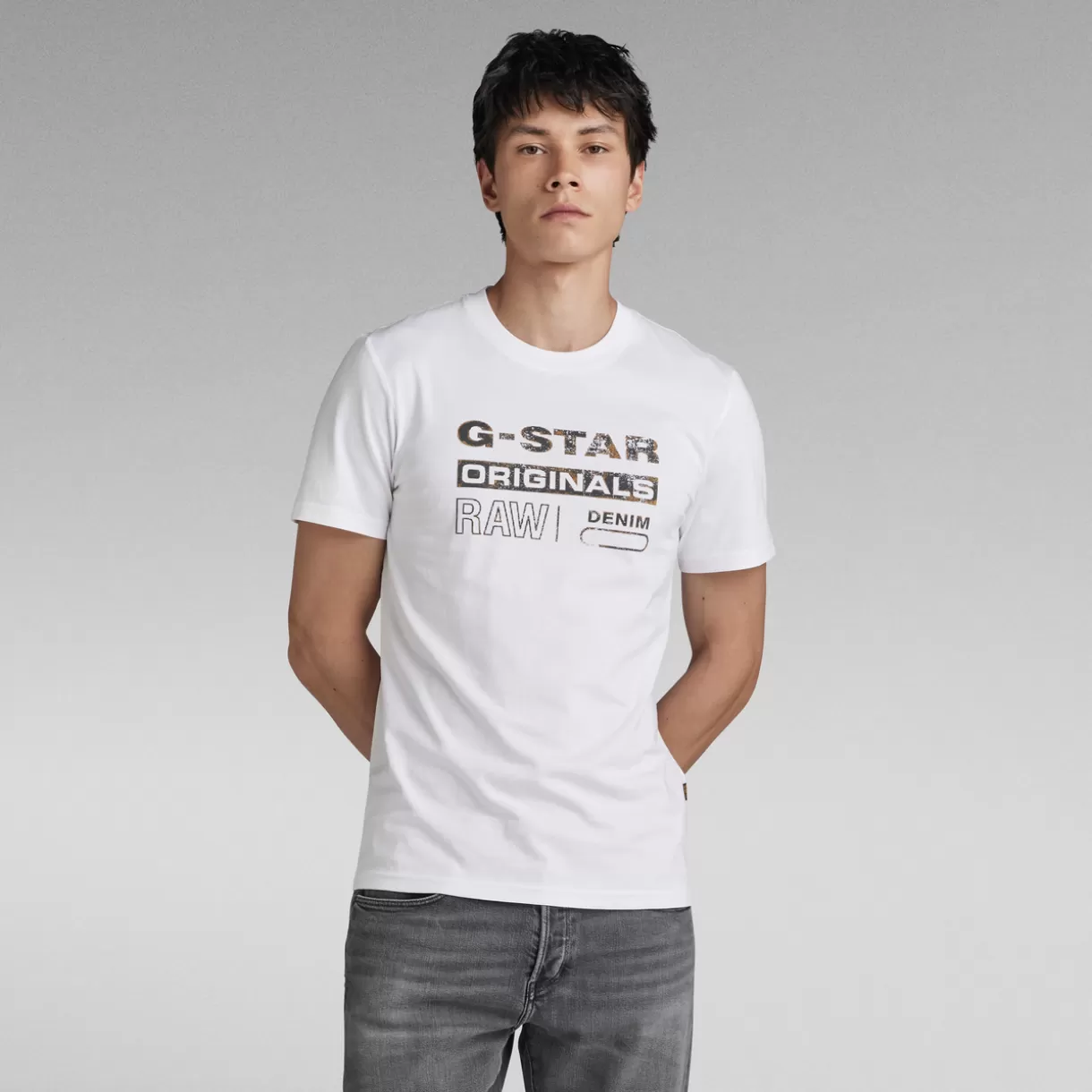 Distressed Originals Slim T-Shirt*G-Star Sale