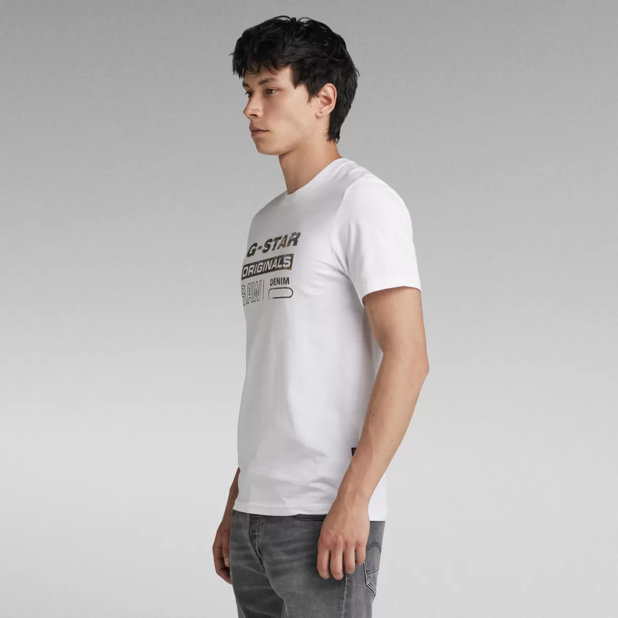 Distressed Originals Slim T-Shirt*G-Star Sale