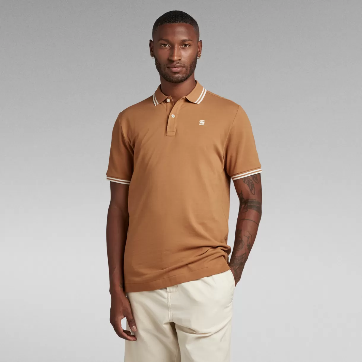 Dunda Slim Stripe Polo*G-Star Outlet