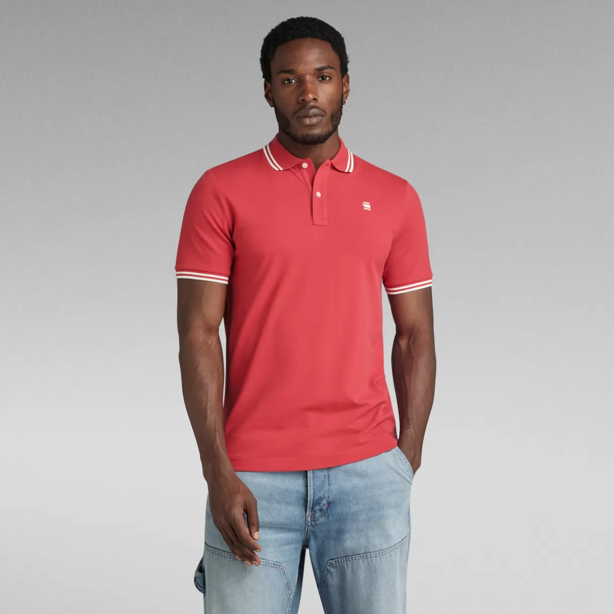 Dunda Slim Stripe Polo*G-Star Best Sale