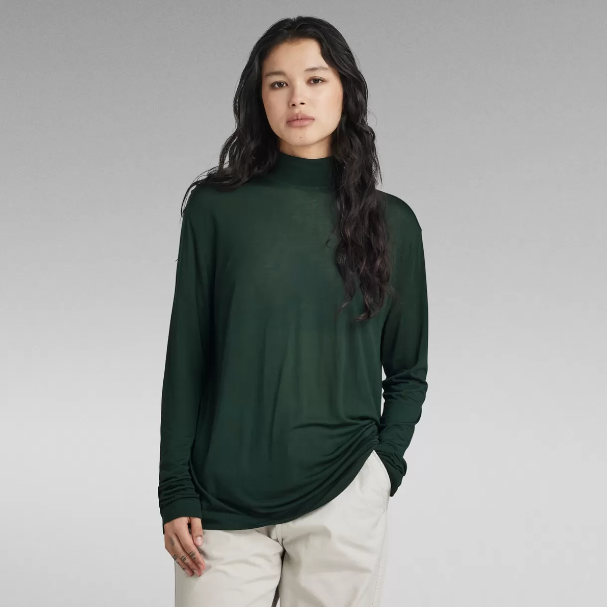 Essential Mock Loose Top*G-Star Sale