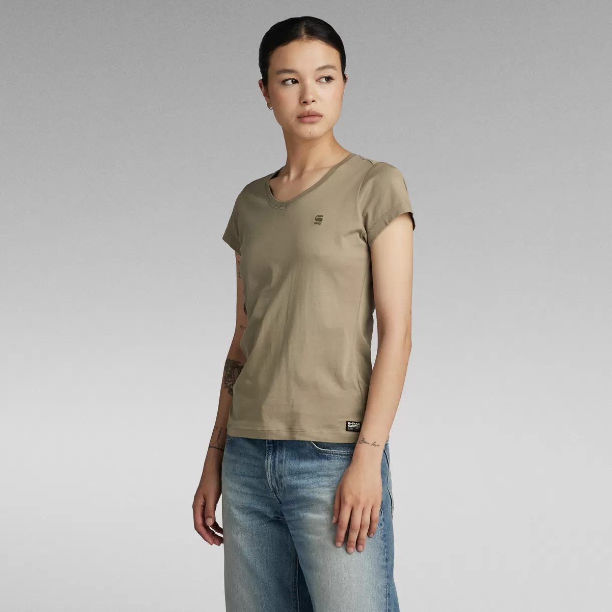 Eyben Slim V-Neck Top 2.0*G-Star Discount