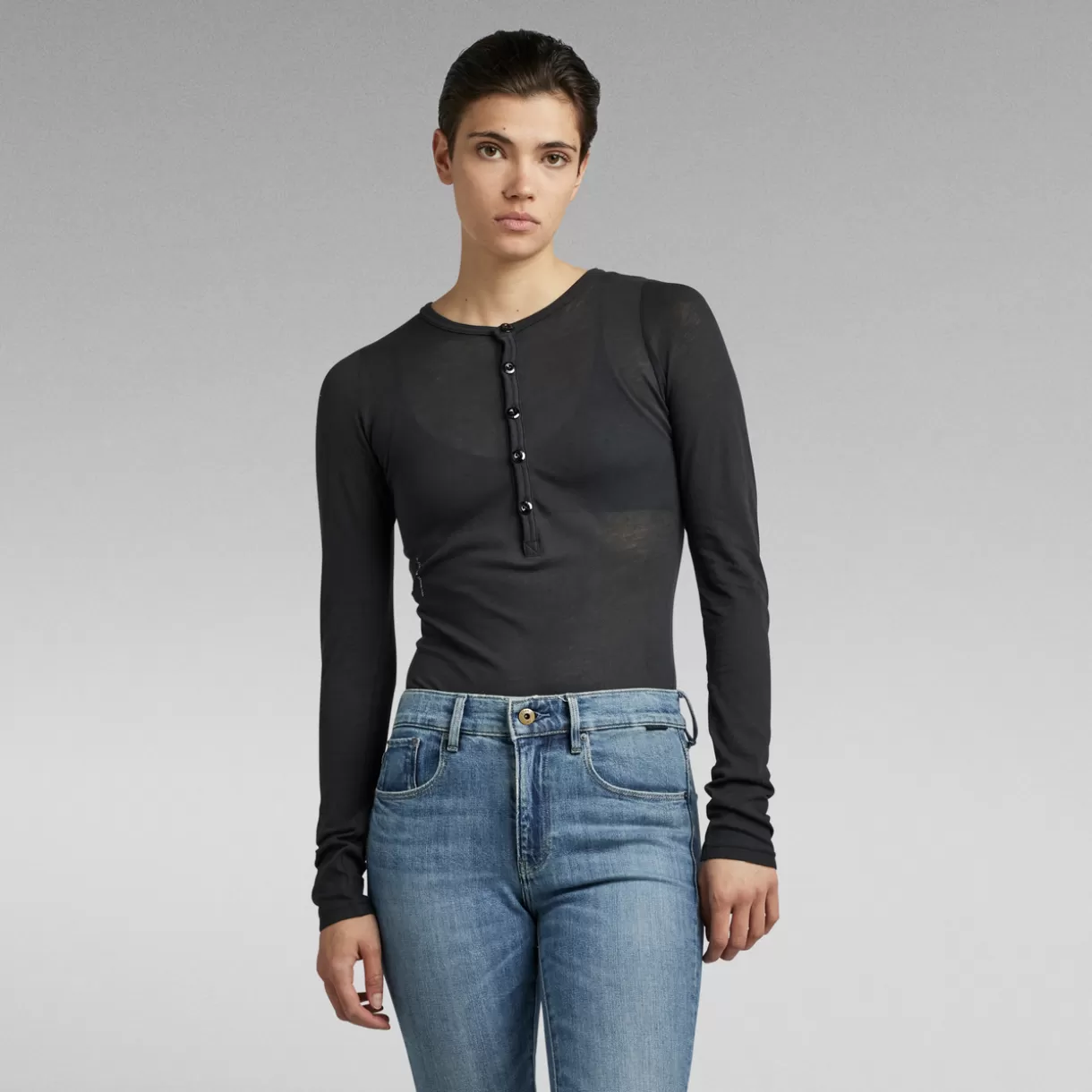 Henley Body Slim Top*G-Star Sale