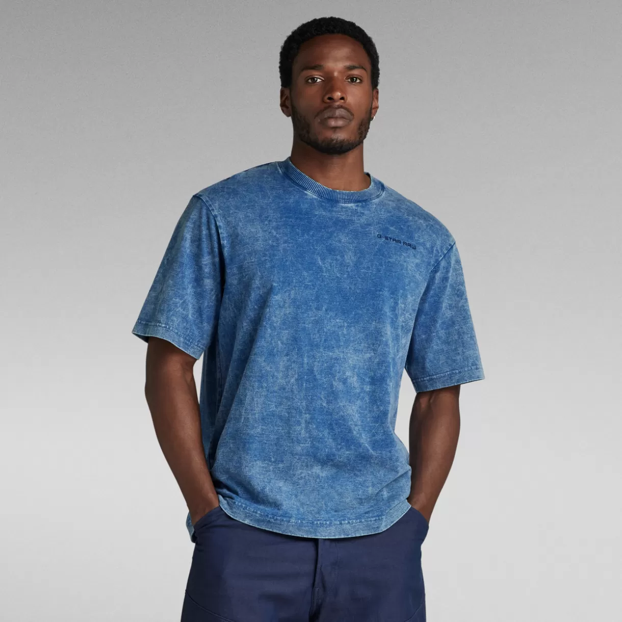 Indigo Boxy T-Shirt*G-Star Clearance