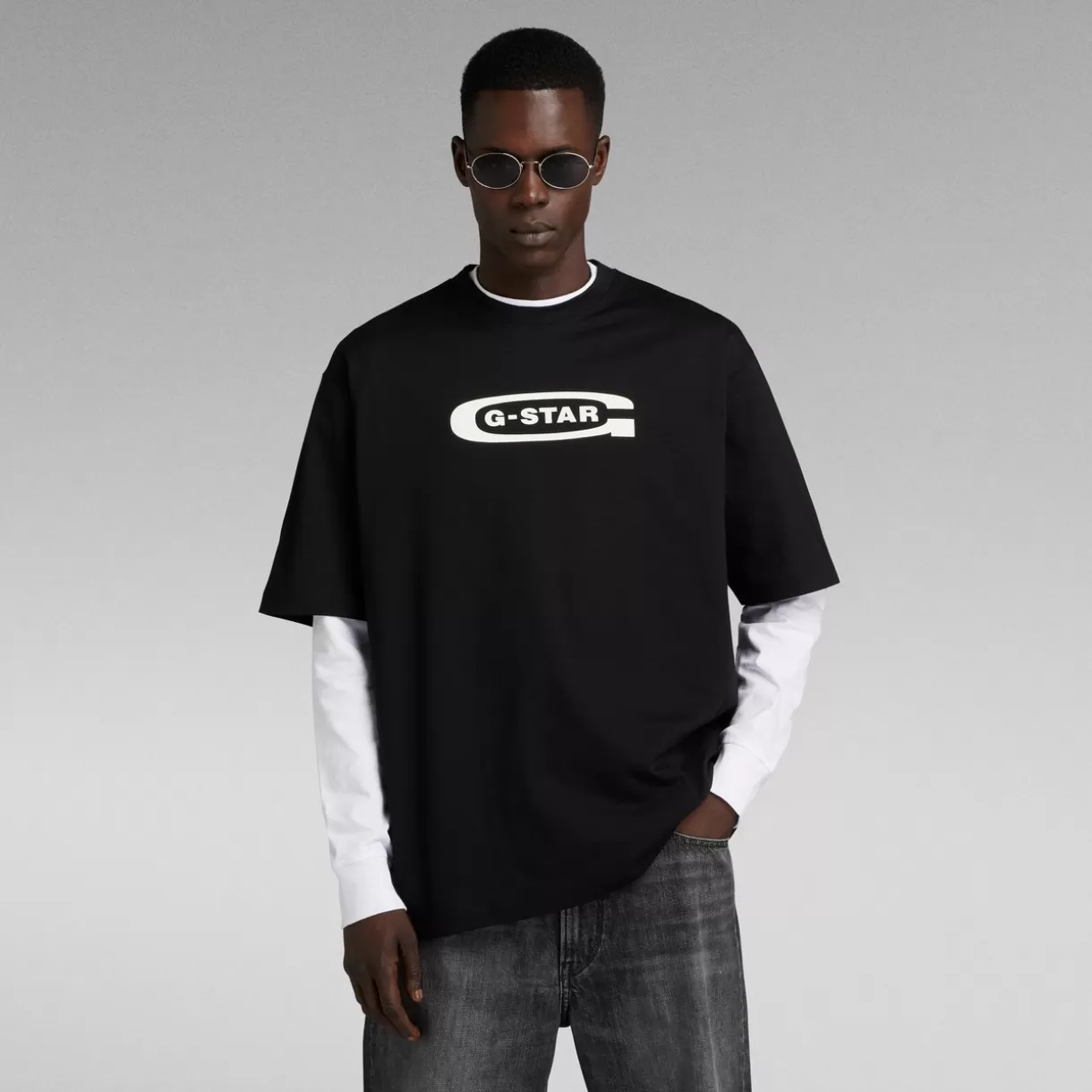 Old School Logo Boxy T-Shirt*G-Star Outlet