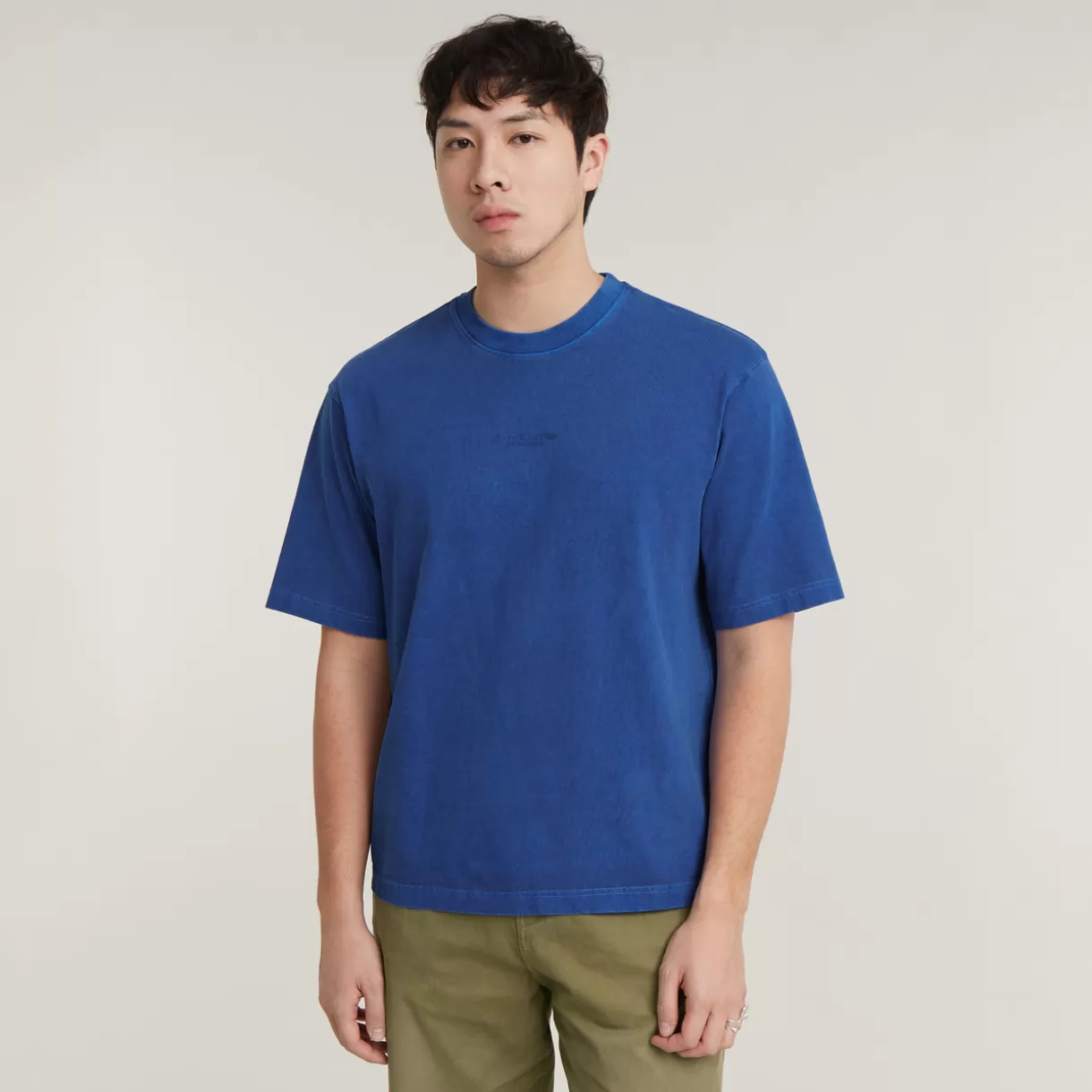 Overdyed Center Chest Boxy T-Shirt*G-Star Flash Sale