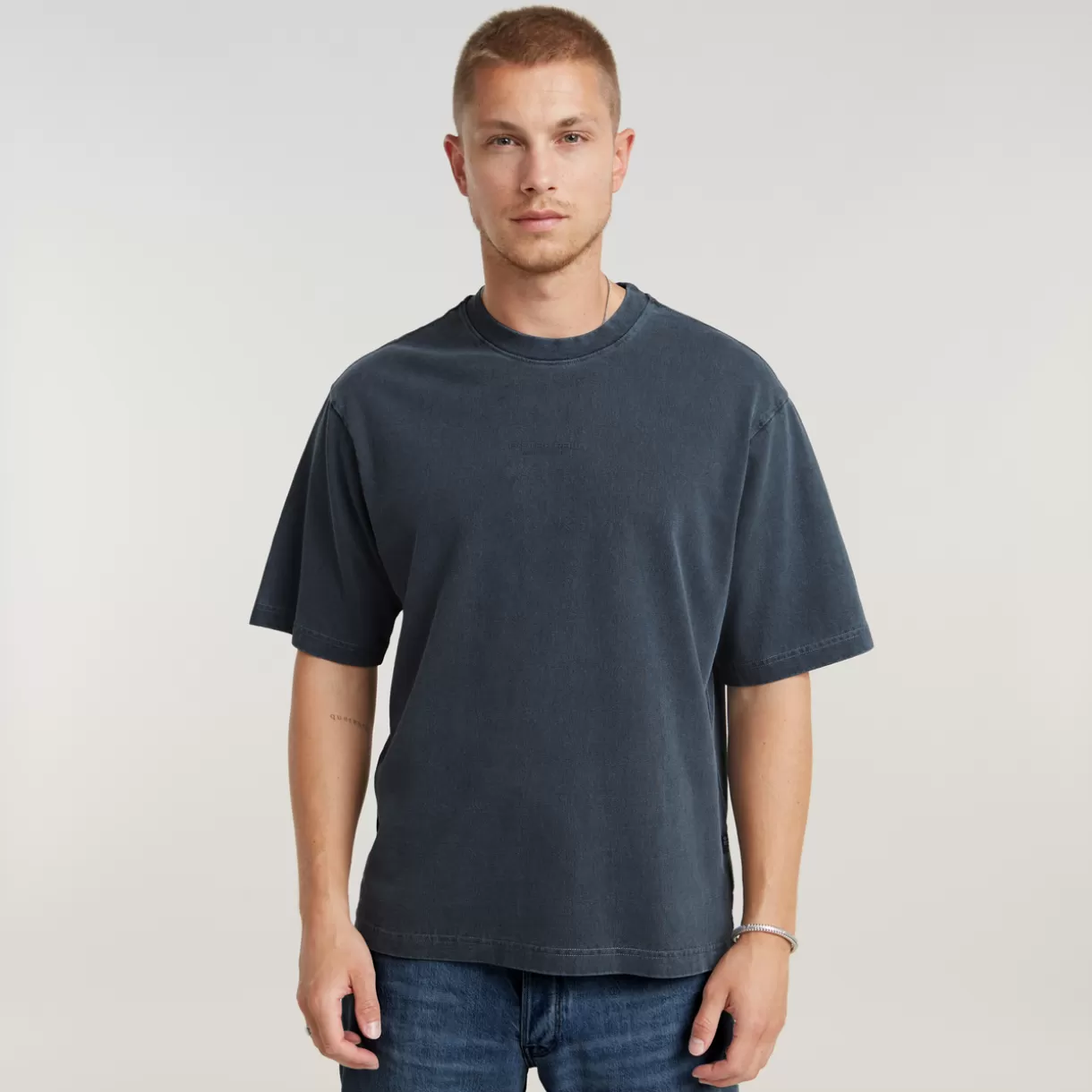 Overdyed Center Chest Boxy T-Shirt*G-Star Best Sale