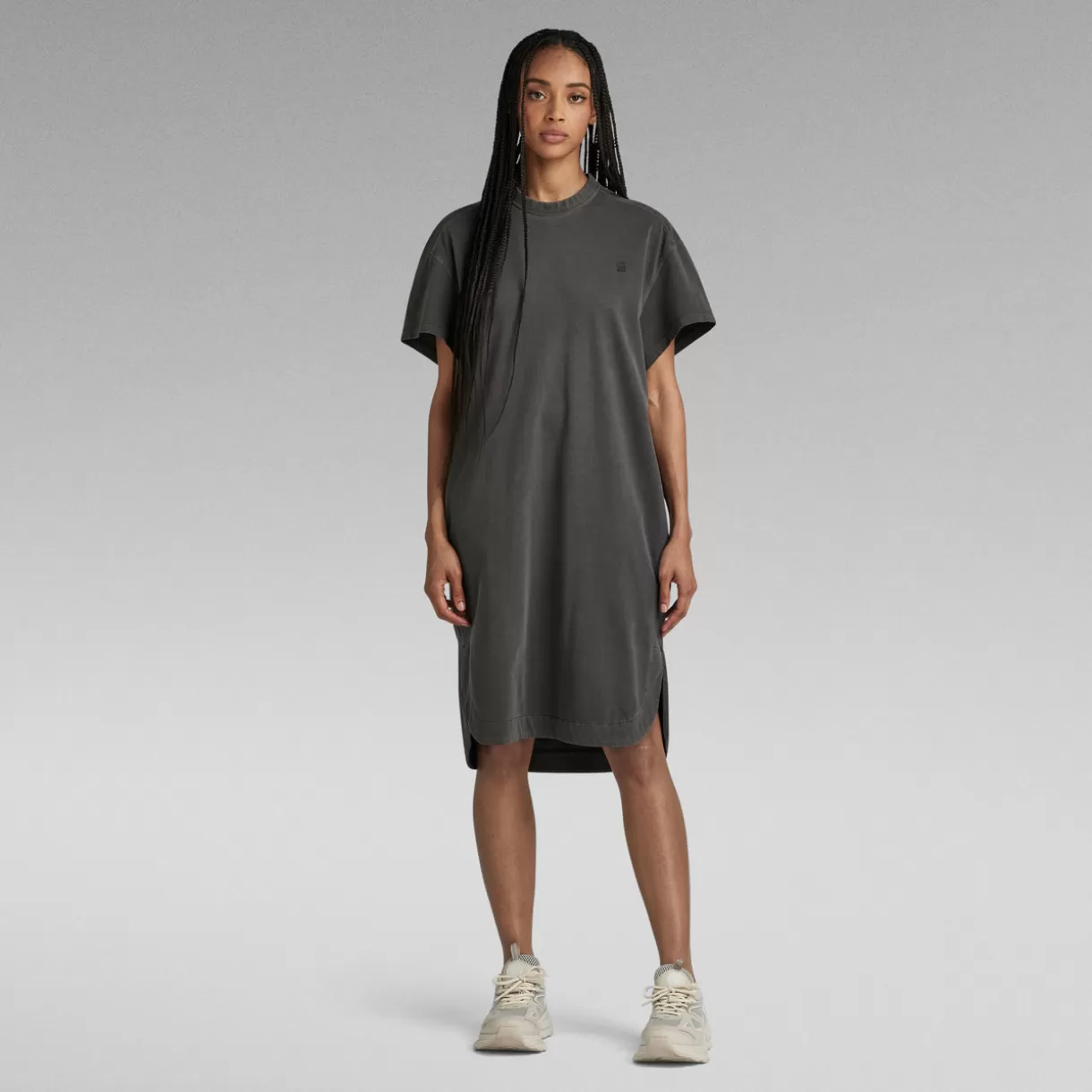 Overdyed Loose T-Shirt Dress*G-Star Flash Sale