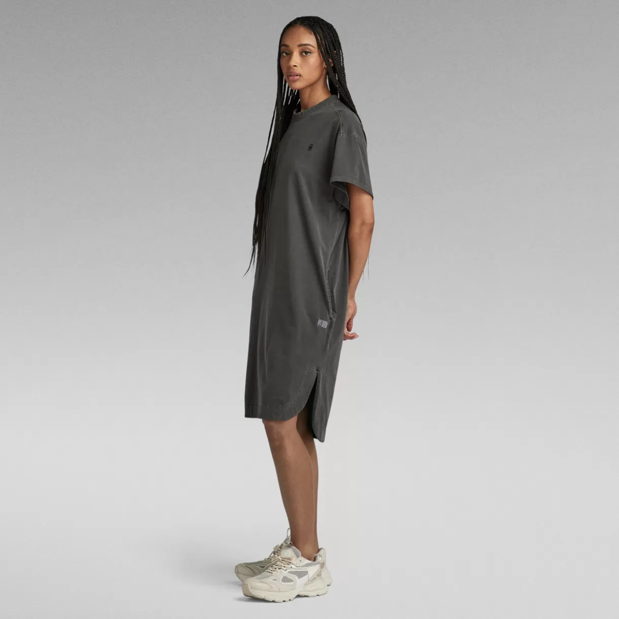 Overdyed Loose T-Shirt Dress*G-Star Flash Sale