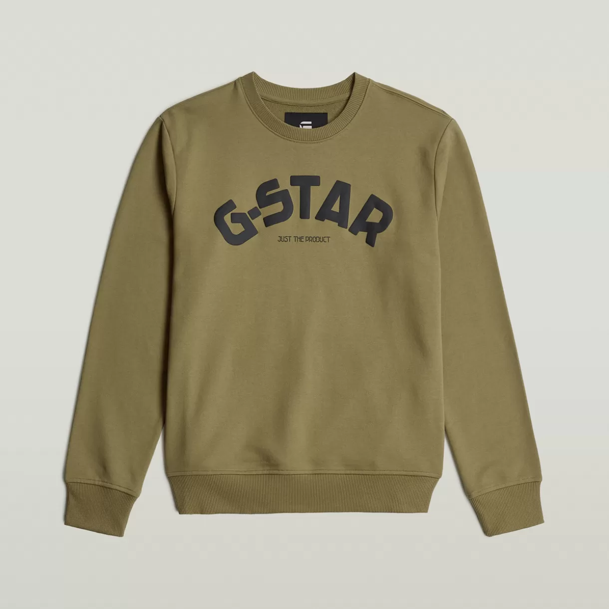 Puff Logo Print Crew Sweater*G-Star Best