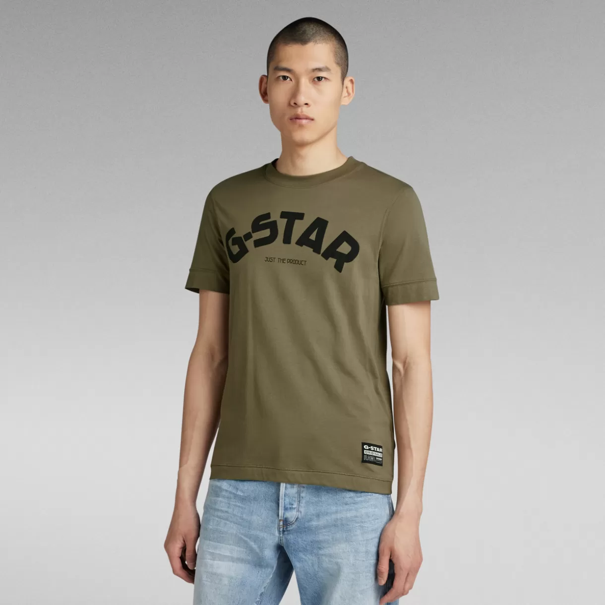 Puff Logo Slim T-Shirt*G-Star Clearance