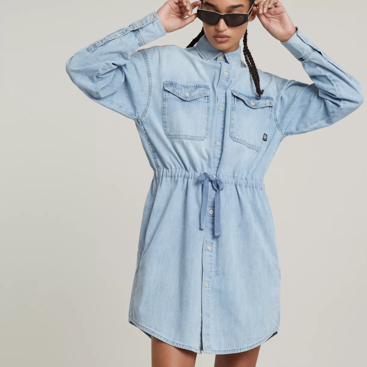 Relaxed Drawcord Denim Dress*G-Star Best