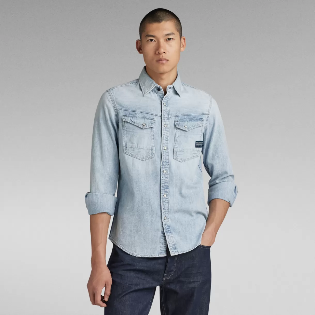 Slim Denim Shirt*G-Star Discount