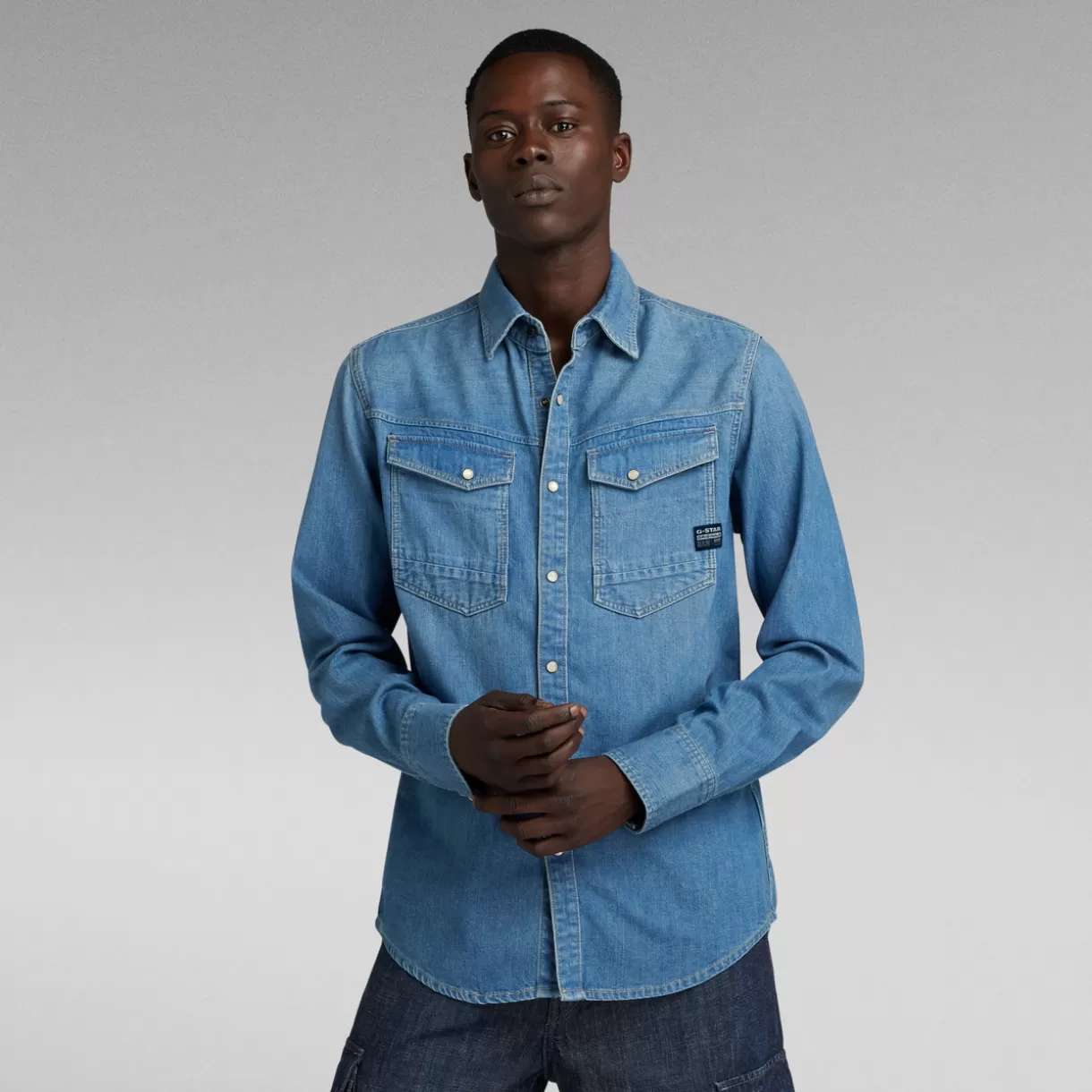 Slim Denim Shirt*G-Star Cheap