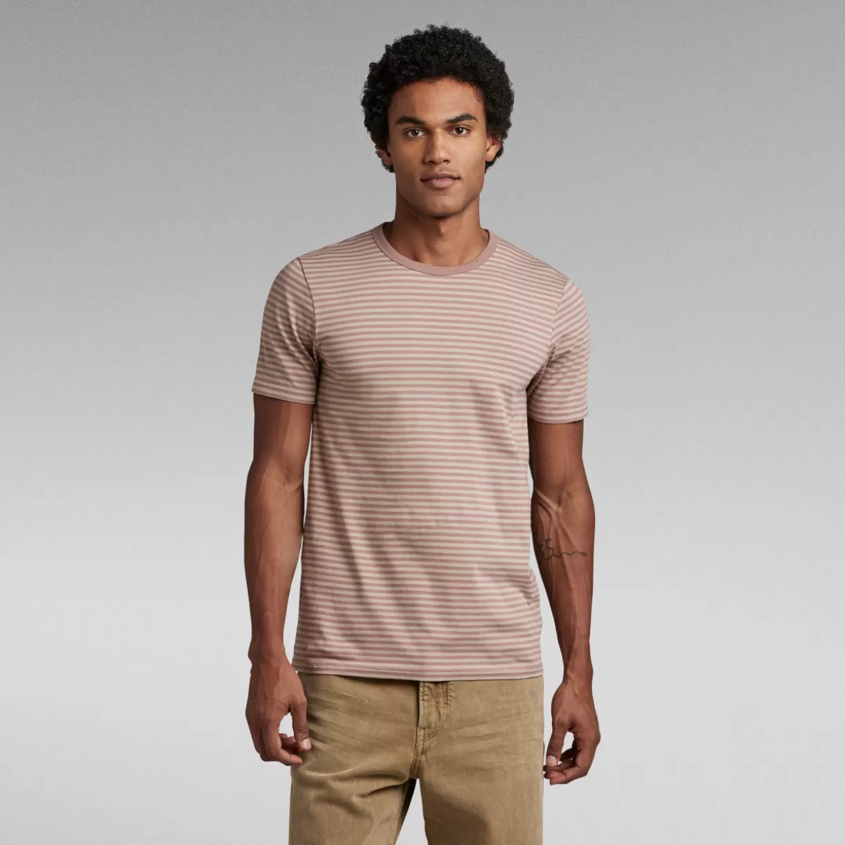 Stripe Slim T-Shirt*G-Star Flash Sale