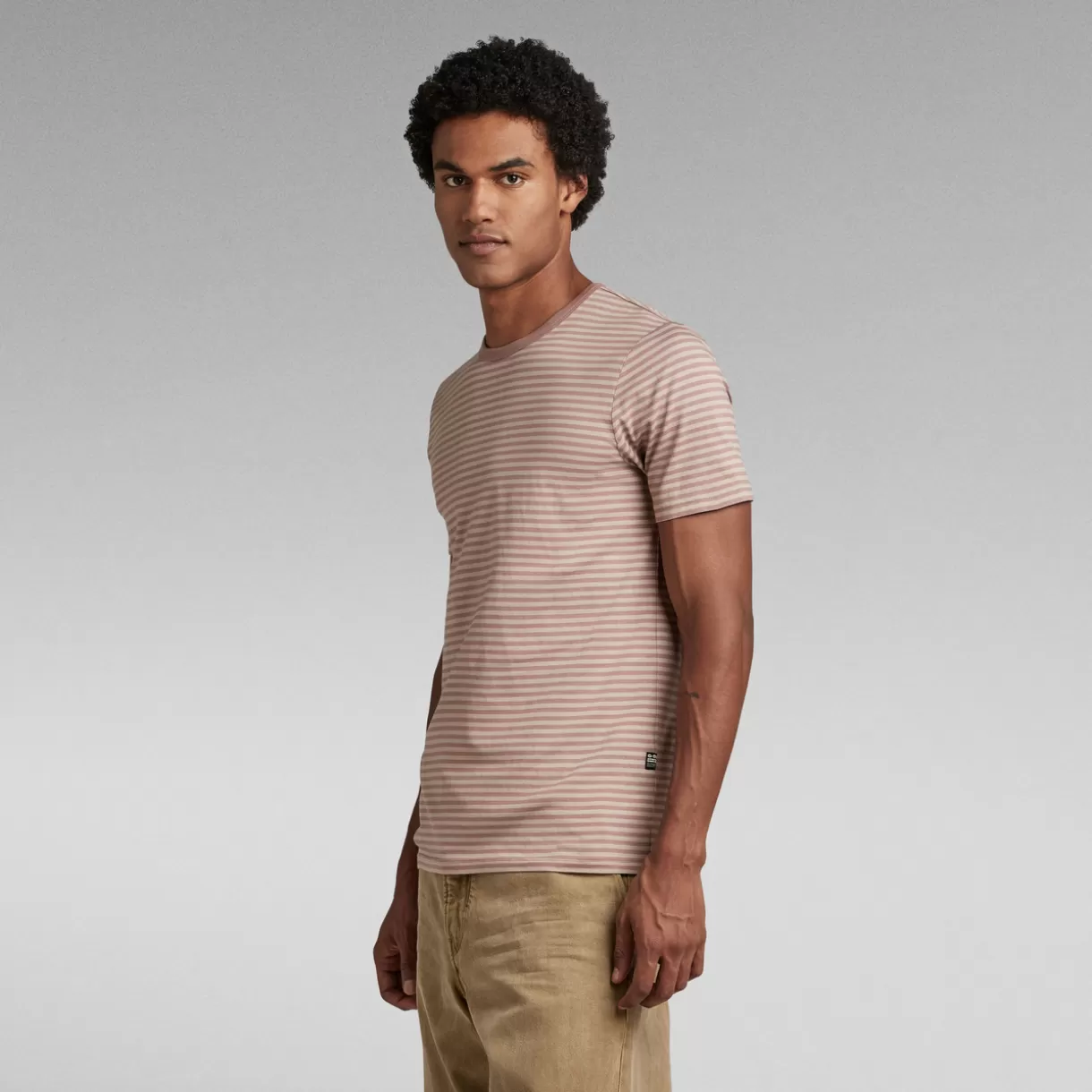 Stripe Slim T-Shirt*G-Star Flash Sale