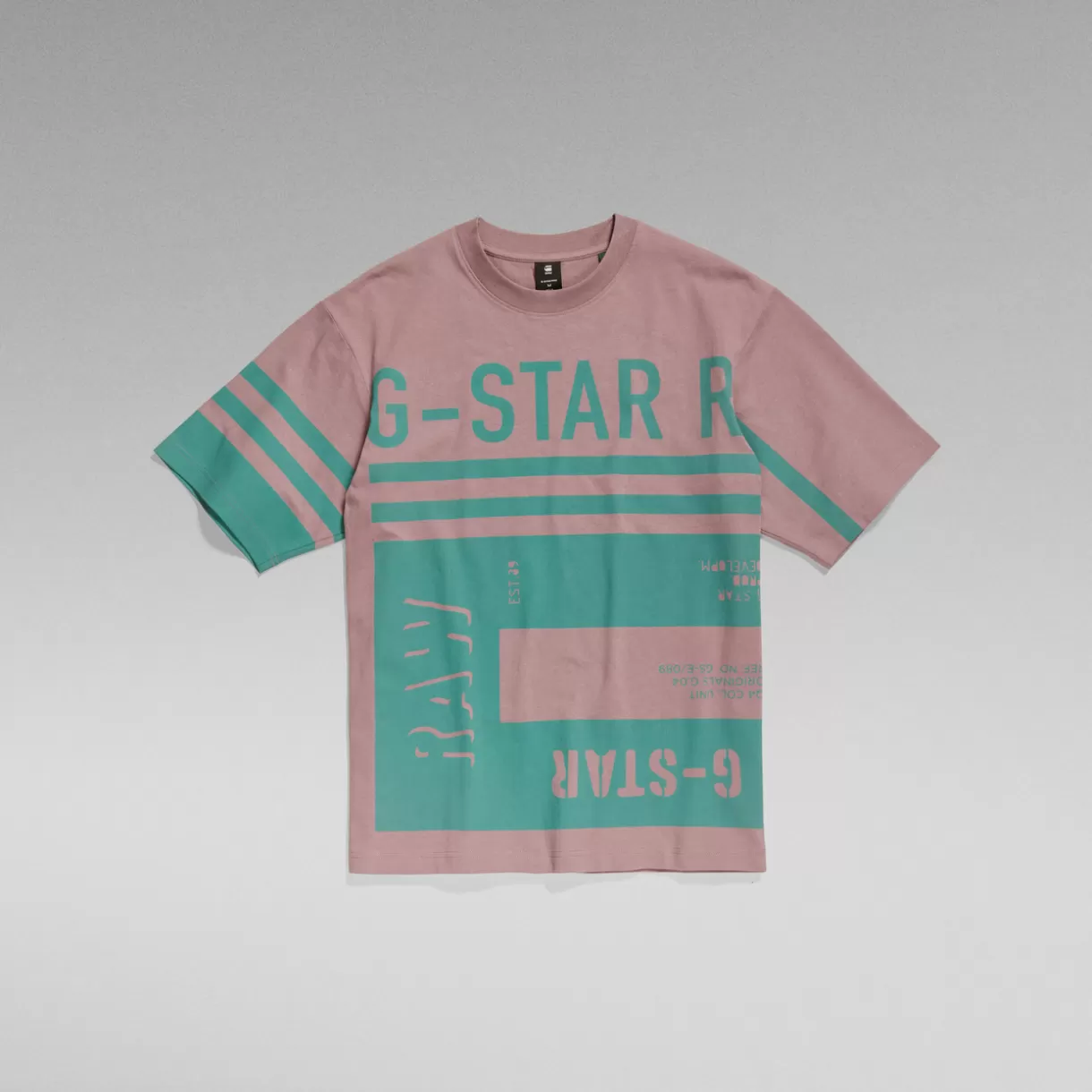 Unisex T-Shirt Scarf Graphic Boxy*G-Star Discount