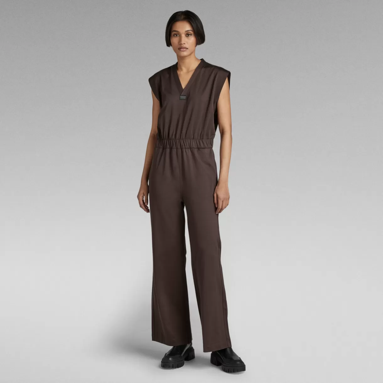 Wide Leg V-Neck Jumpsuit*G-Star Discount