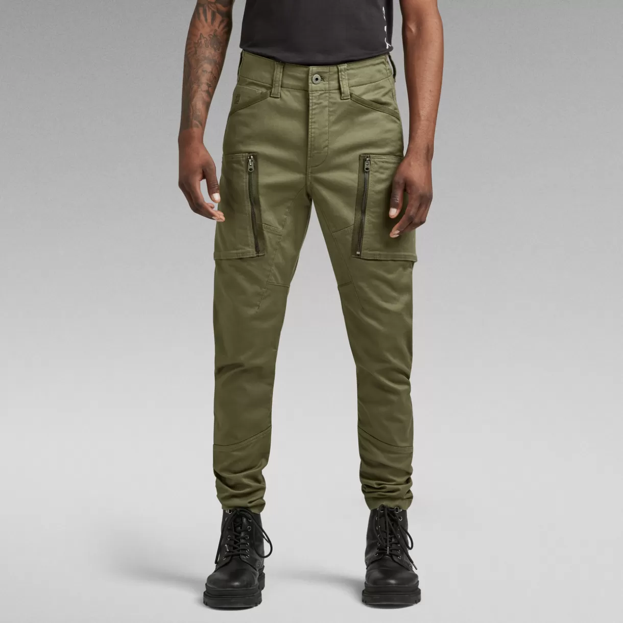 Zip Pocket 3D Skinny Cargo Pants*G-Star Best